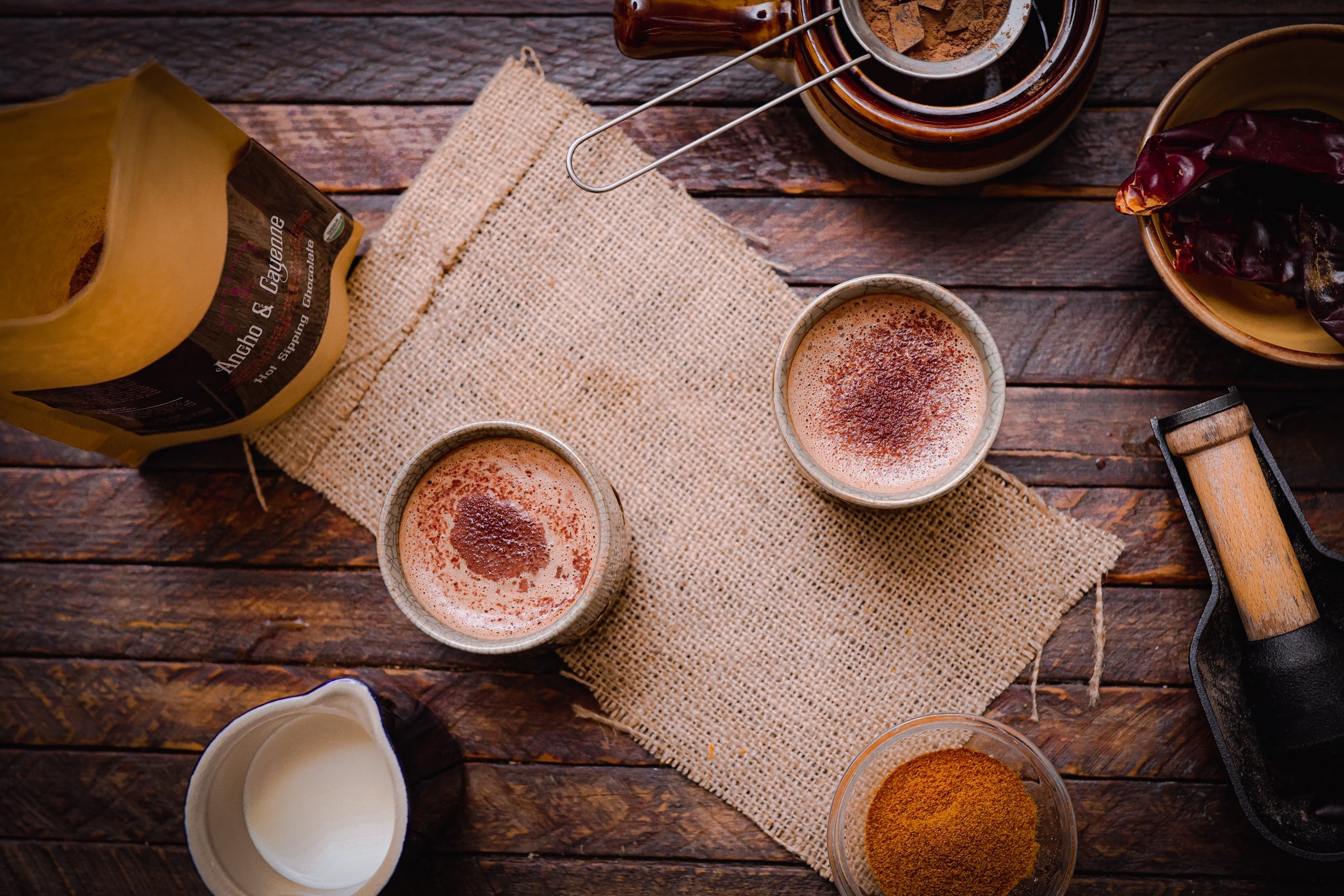 Ancho & Cayenne Sipping Chocolate