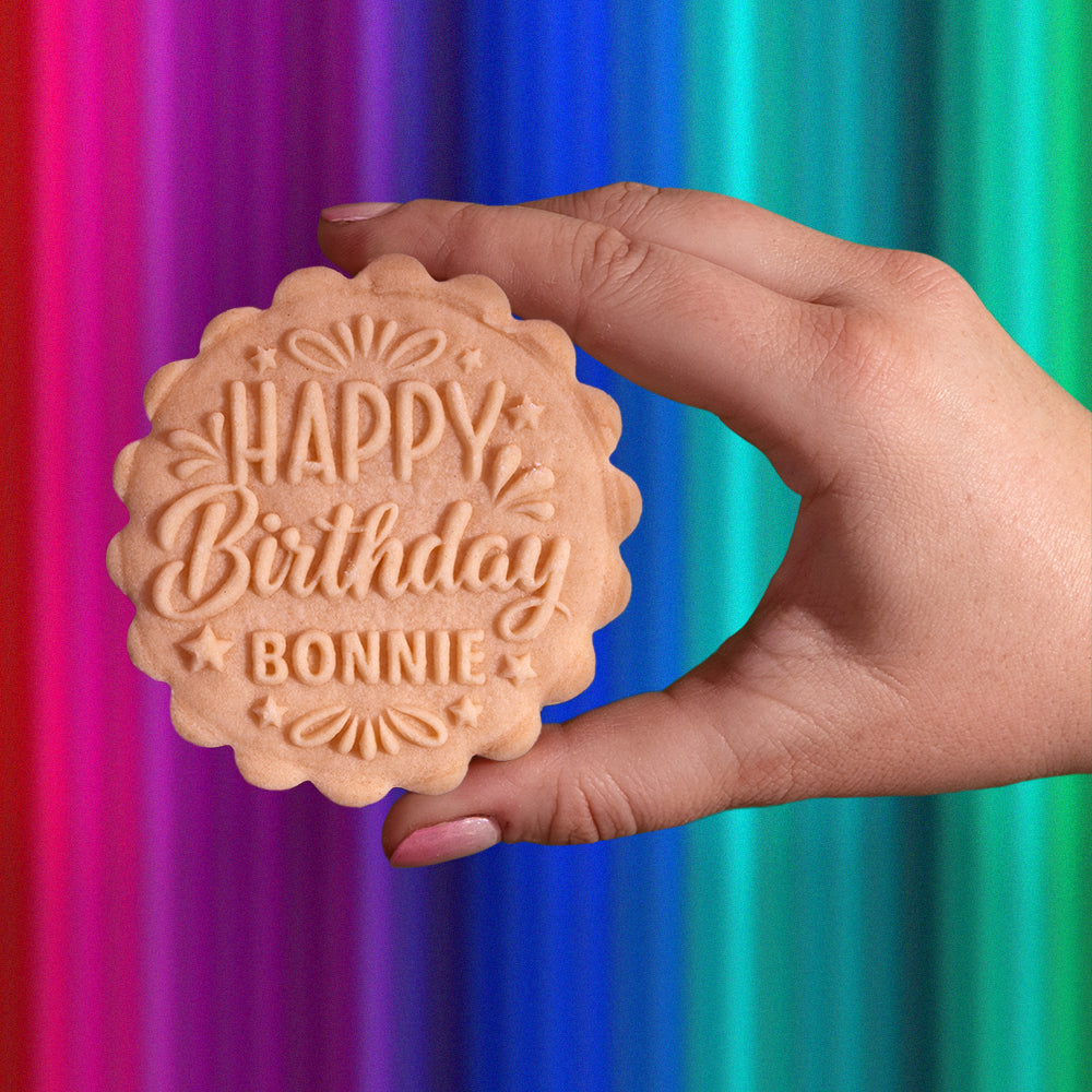 Embossed Birthday Cookie Stamp - Make a Wish