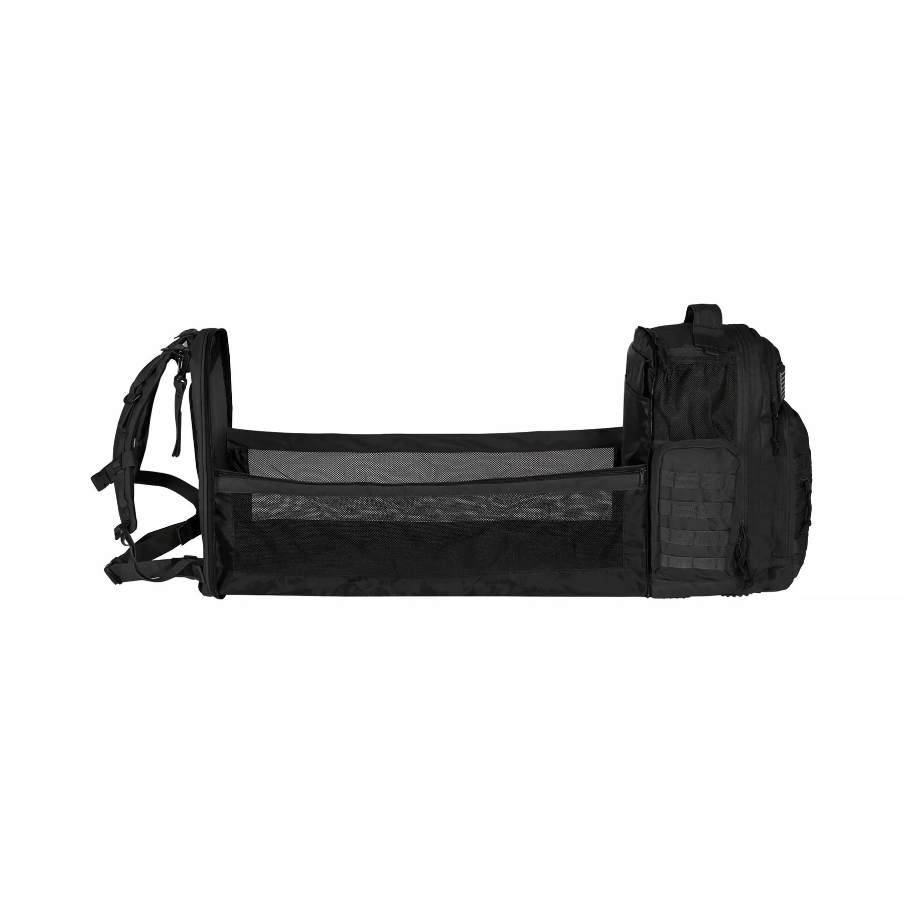 Phil & Jack Dad Diaper Bag Backpack, Baby Diaper Bag with Changing Station, Tactical Military Style, Womens Mens Diaper Bag (Black)