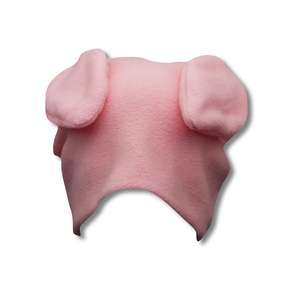 Pink Fleece Bunny Beanie – Kaw up  Winter Hat with Bunny Ears for Alt Fashion, Cosplay & Cozy Style