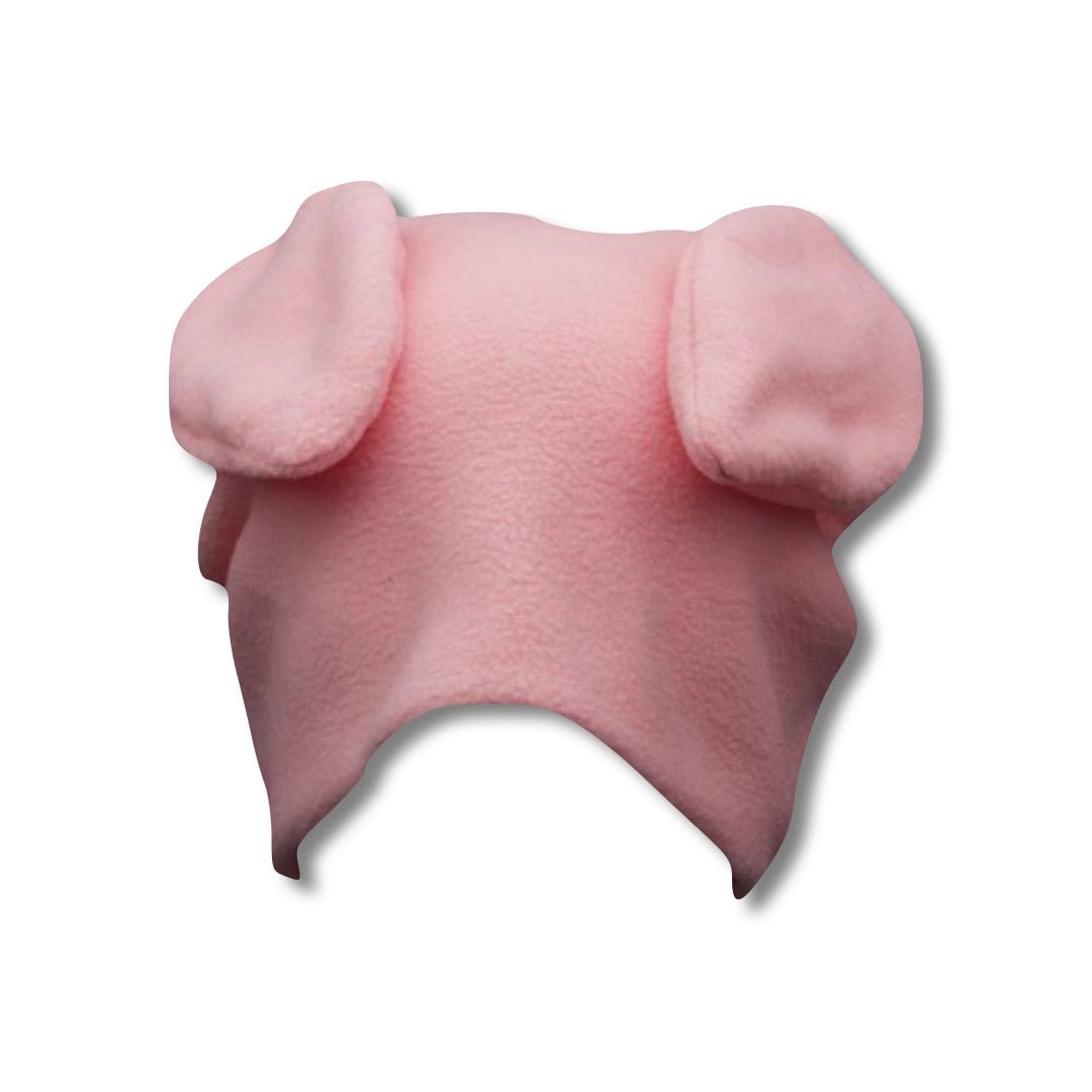 Pink Fleece Bunny Beanie – Kaw up  Winter Hat with Bunny Ears for Alt Fashion, Cosplay & Cozy Style