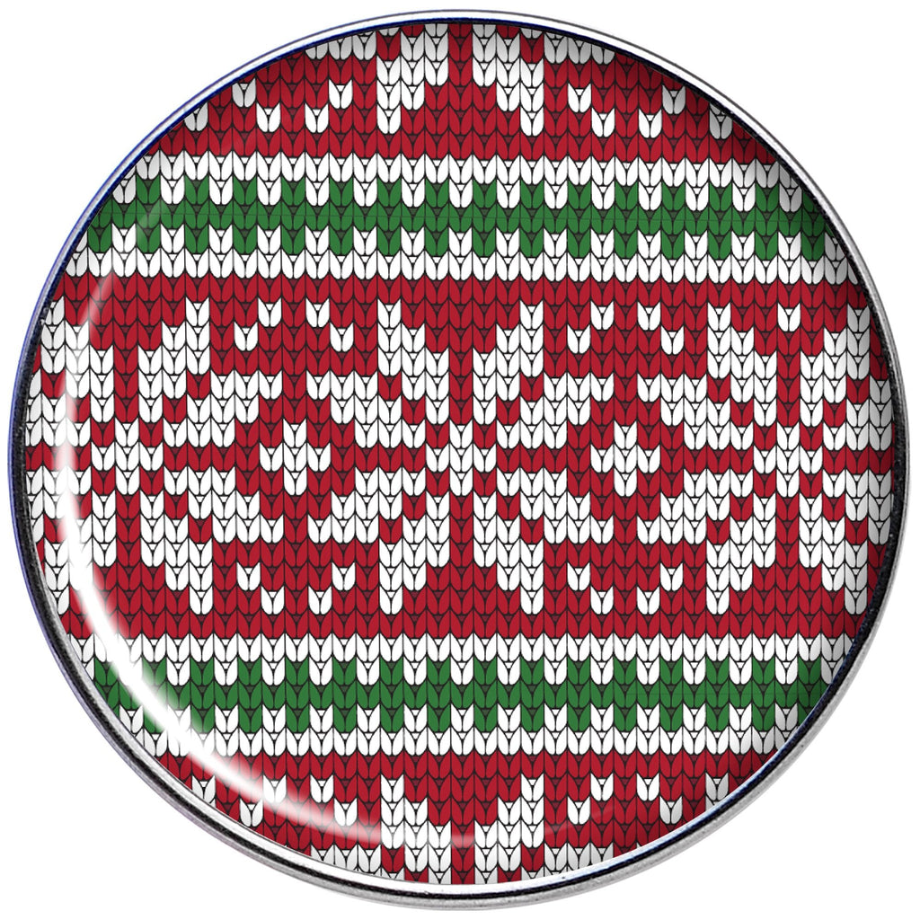 16G 1/4 Red Green Christmas Sweater Tragus Cartilage Earring