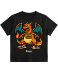 Pokemon Charizard Jordan Jawns - Only Jawns - Black T-Shirt