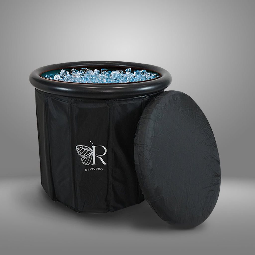 Portable Foldable Ice Bath Tub - Water Chiller Compatible Cold Plunge for Recovery and Wellness