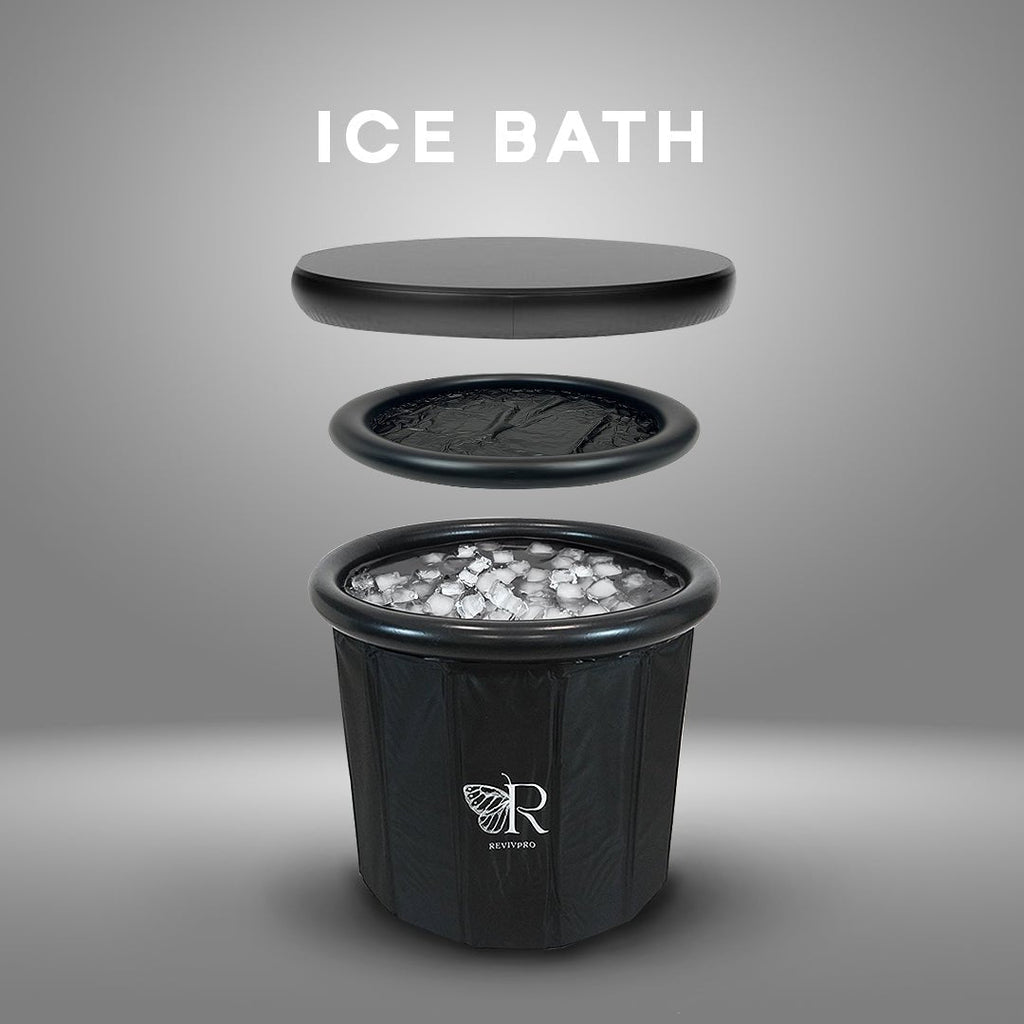 Portable Foldable Ice Bath Tub - Water Chiller Compatible Cold Plunge for Recovery and Wellness