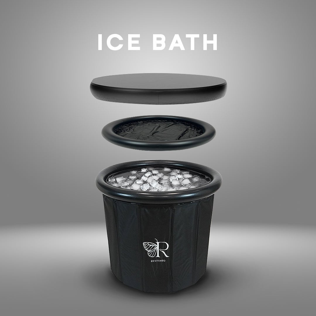 Portable Foldable Ice Bath Tub - Water Chiller Compatible Cold Plunge for Recovery and Wellness