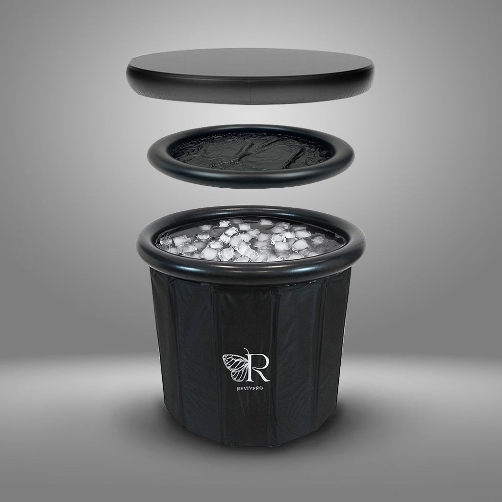 Portable Foldable Ice Bath Tub - Water Chiller Compatible Cold Plunge for Recovery and Wellness
