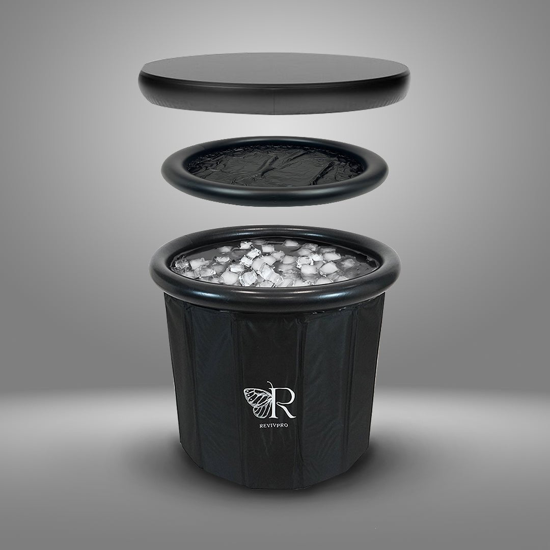 Portable Foldable Ice Bath Tub - Water Chiller Compatible Cold Plunge for Recovery and Wellness