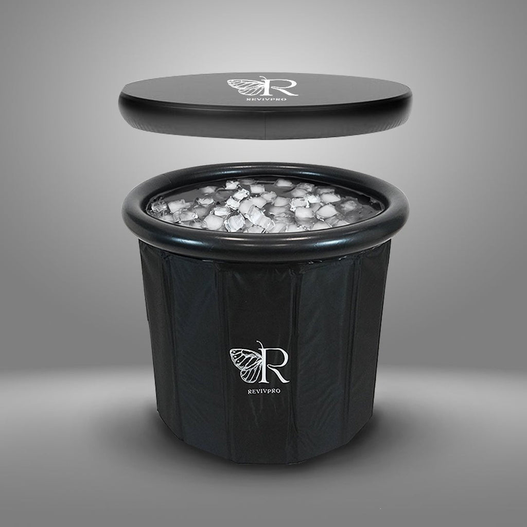 Portable Foldable Ice Bath Tub - Water Chiller Compatible Cold Plunge for Recovery and Wellness