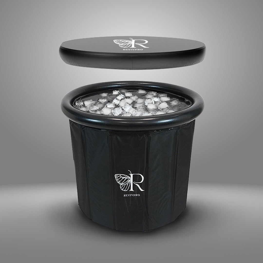 Portable Foldable Ice Bath Tub - Water Chiller Compatible Cold Plunge for Recovery and Wellness