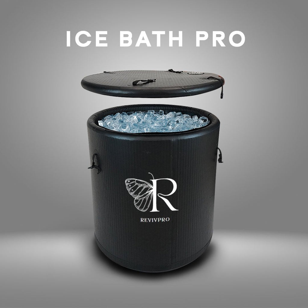 Portable Ice Bath Tub Pro - Water Chiller Compatible Cold Plunge Easy Recovery Solution