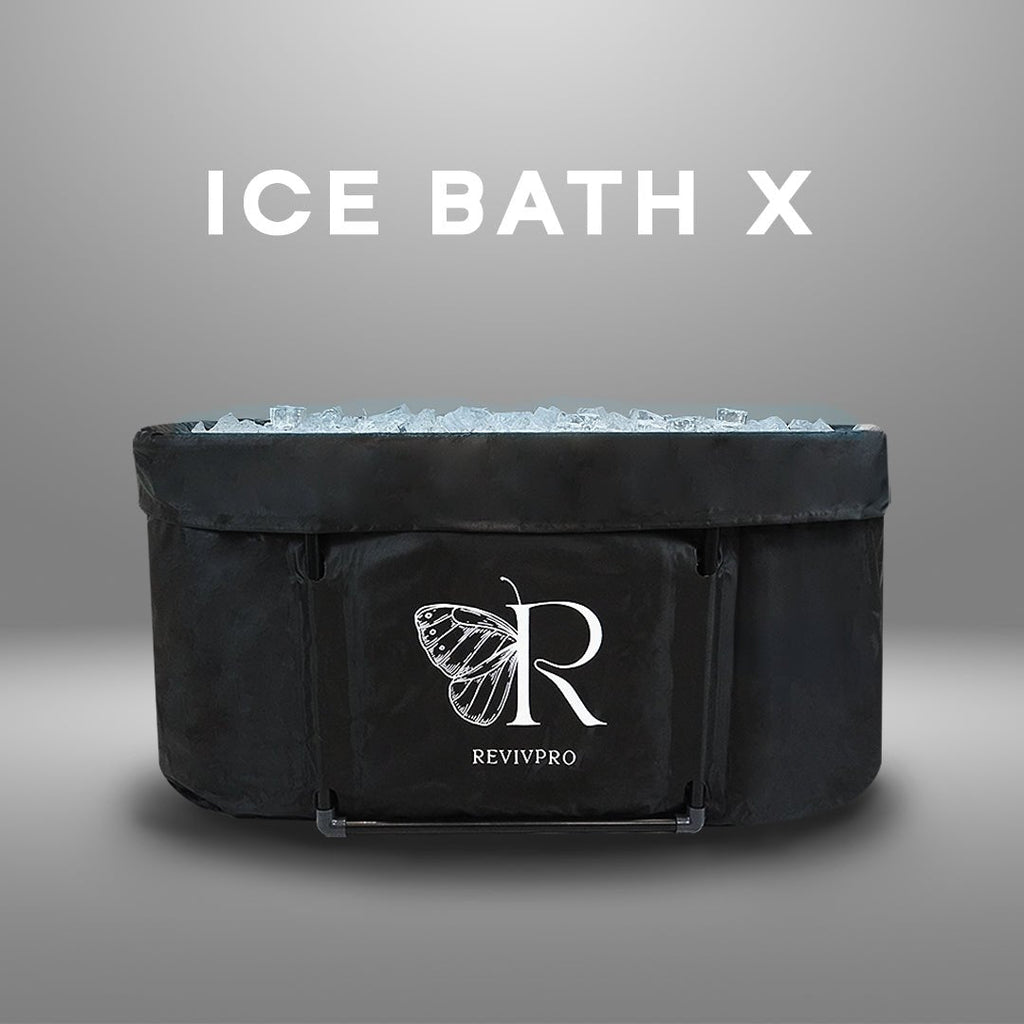 Portable Oval Ice Bath Tub X with Extra Length - Water Chiller Compatible Cold Plunge