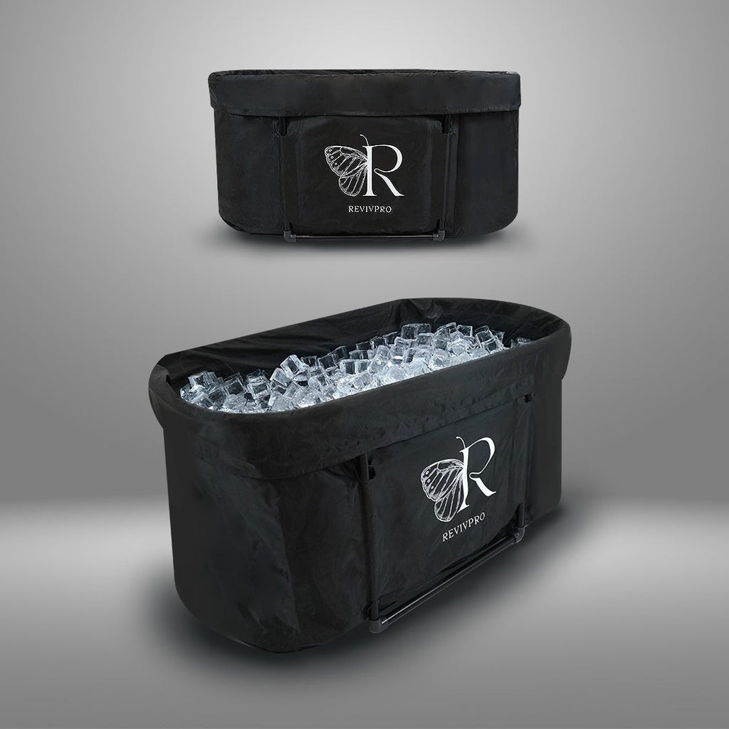 Portable Oval Ice Bath Tub X with Extra Length - Water Chiller Compatible Cold Plunge