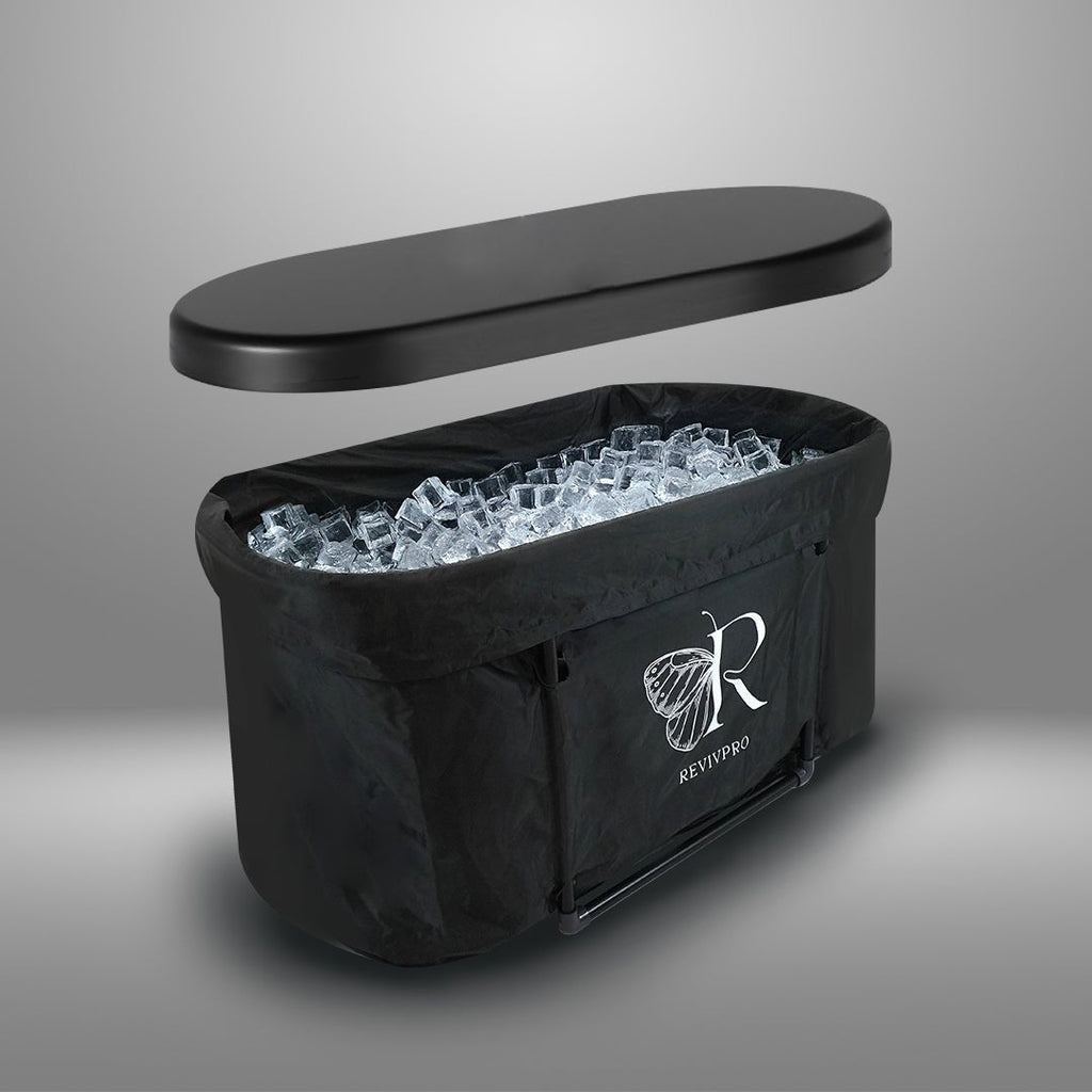 Portable Oval Ice Bath Tub X with Extra Length - Water Chiller Compatible Cold Plunge