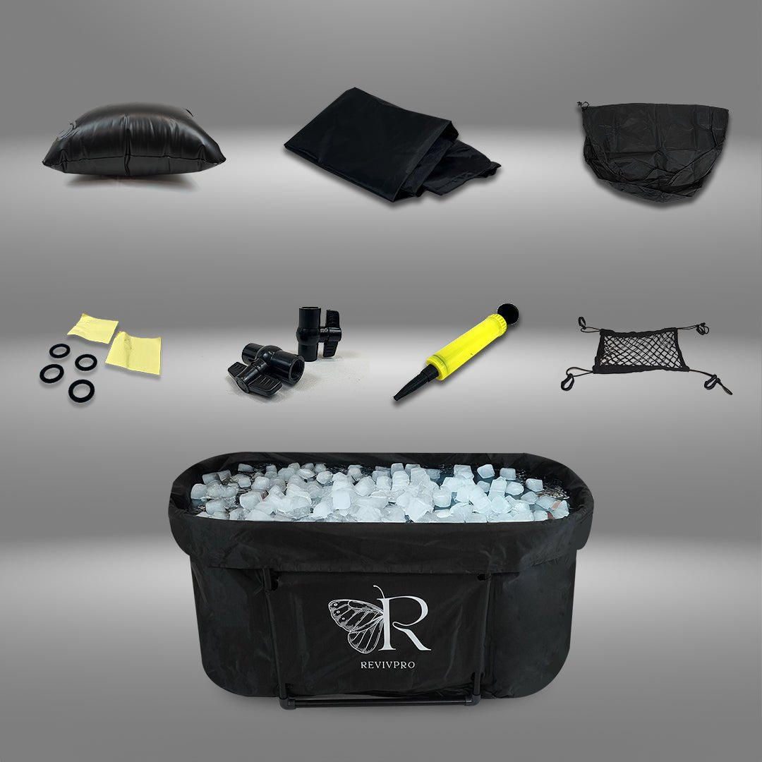 Portable Oval Ice Bath Tub X with Extra Length - Water Chiller Compatible Cold Plunge