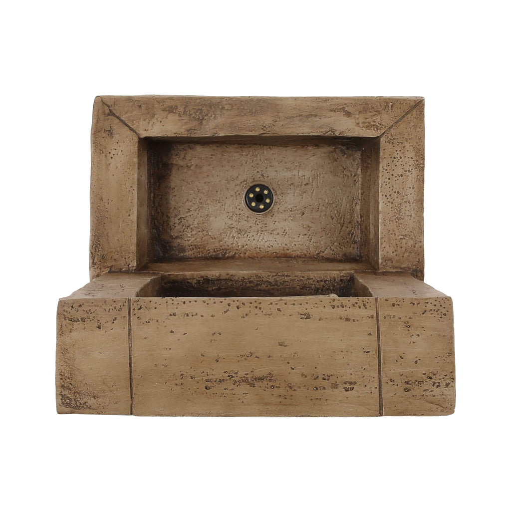Alora Premium 35-Inch Hand-Crafted Weather-Resistant Waterfall Fountain With LED Lights (SAK86757)