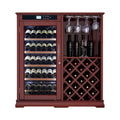 Nuvia 69-Bottle Wooden Wine Cooler Cabinet With Built-In Storage (SAK17539)