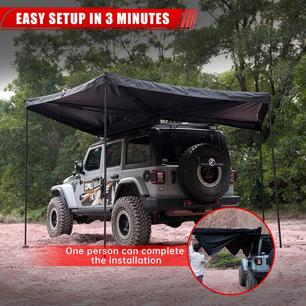 Trailora Horizon Premium All-Weather Top Only Multi-Functional 270 Degree Outdoor Awning House Tent (SAK24839)