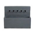 Alora Premium Outdoor Contemporary Modern Rectanglar Decorative Water Fountain, Gray (SAK09215)