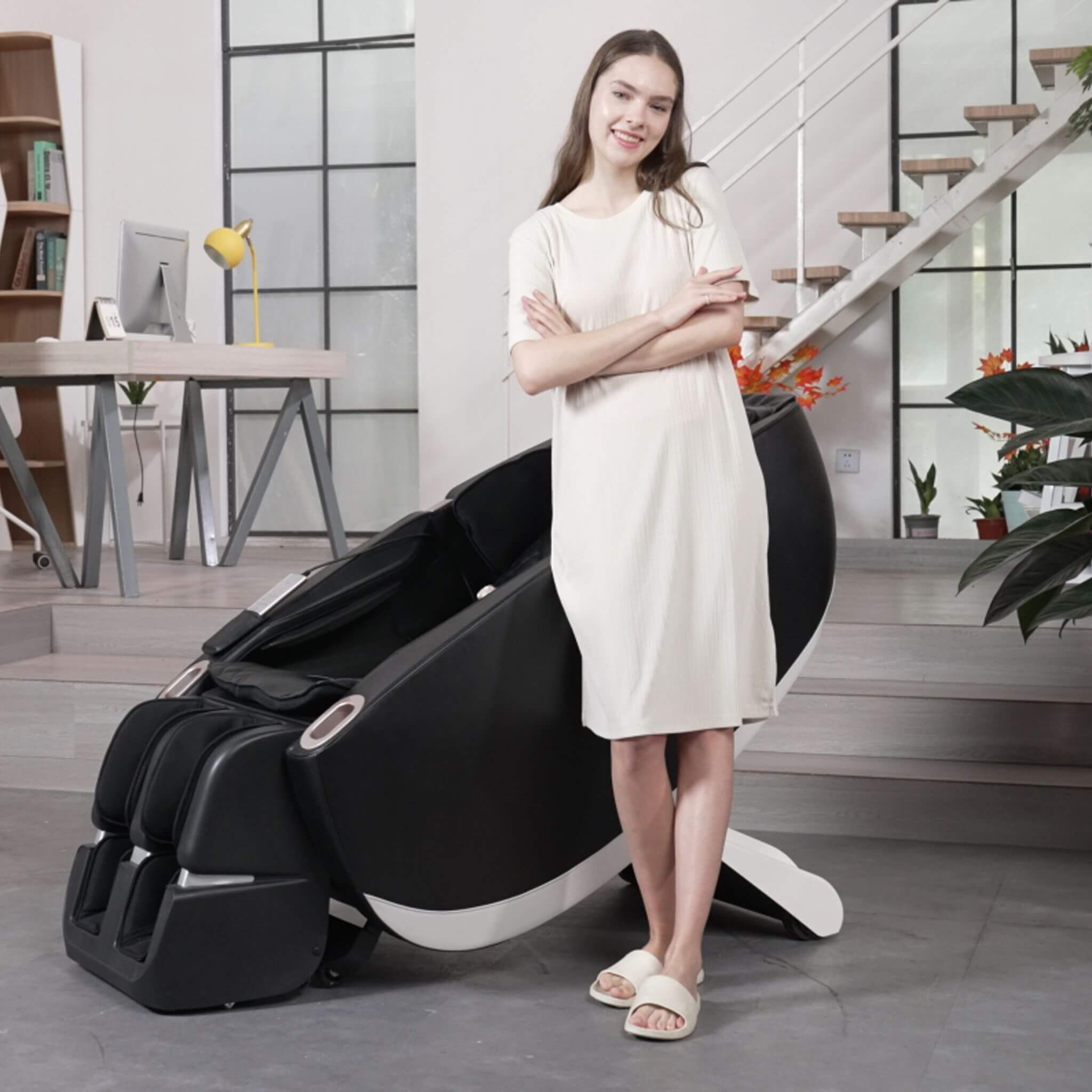 Airvana Premium Zero Gravity Full Body Multifunction Massage Chair With Auto Body Scan (SAK72182)