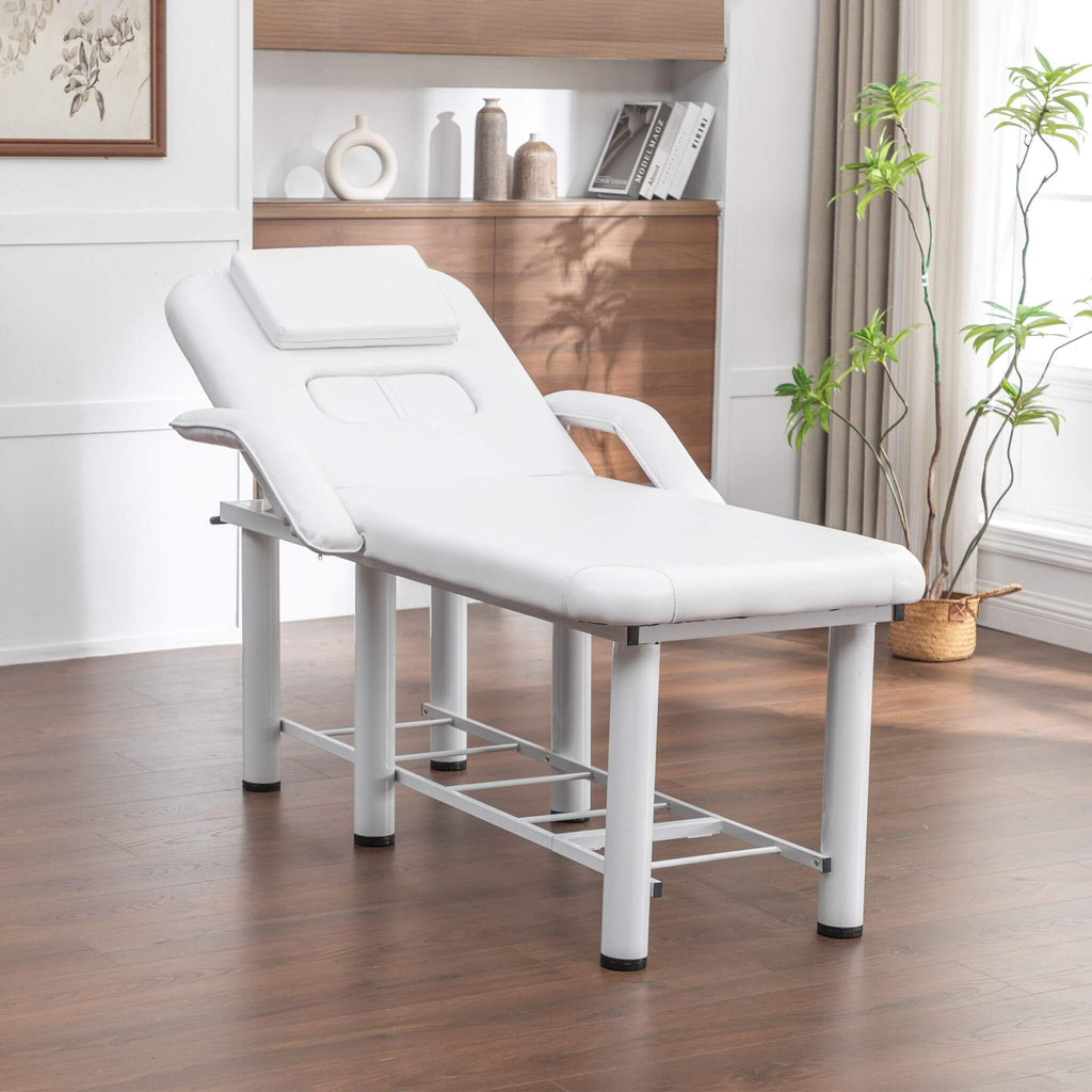 Professional Fully Adjustable Beauty Bed With Underbed Storage And Removable Cushions (SAK46813)