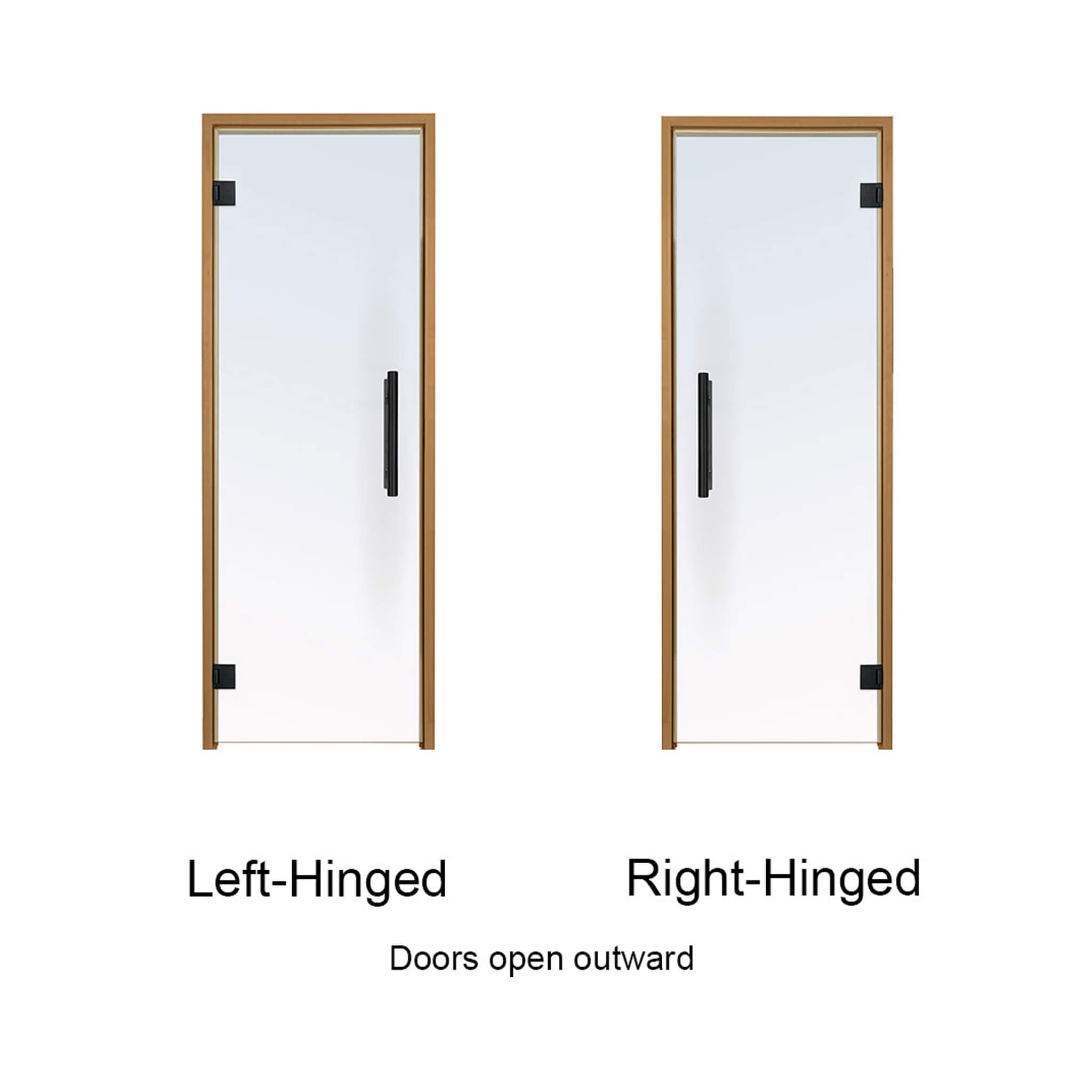 Prosaunas 24X81 Thermo-Aspen Prehung Clear Glass Sauna Door (SAK13651)