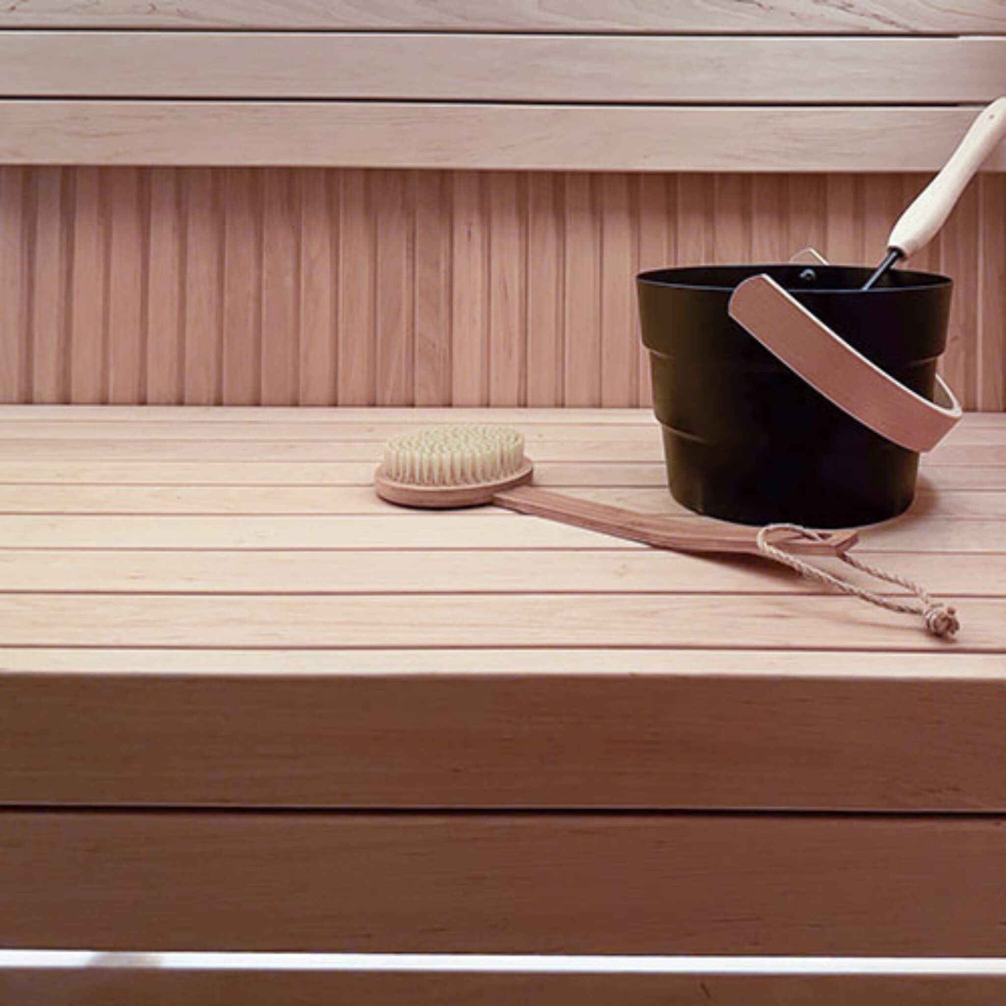 Prosaunas Alder 2X3 S4SEE SHP 4-Sides Eased Edges Sauna Bench Wood [Untreated] (SAK54104)