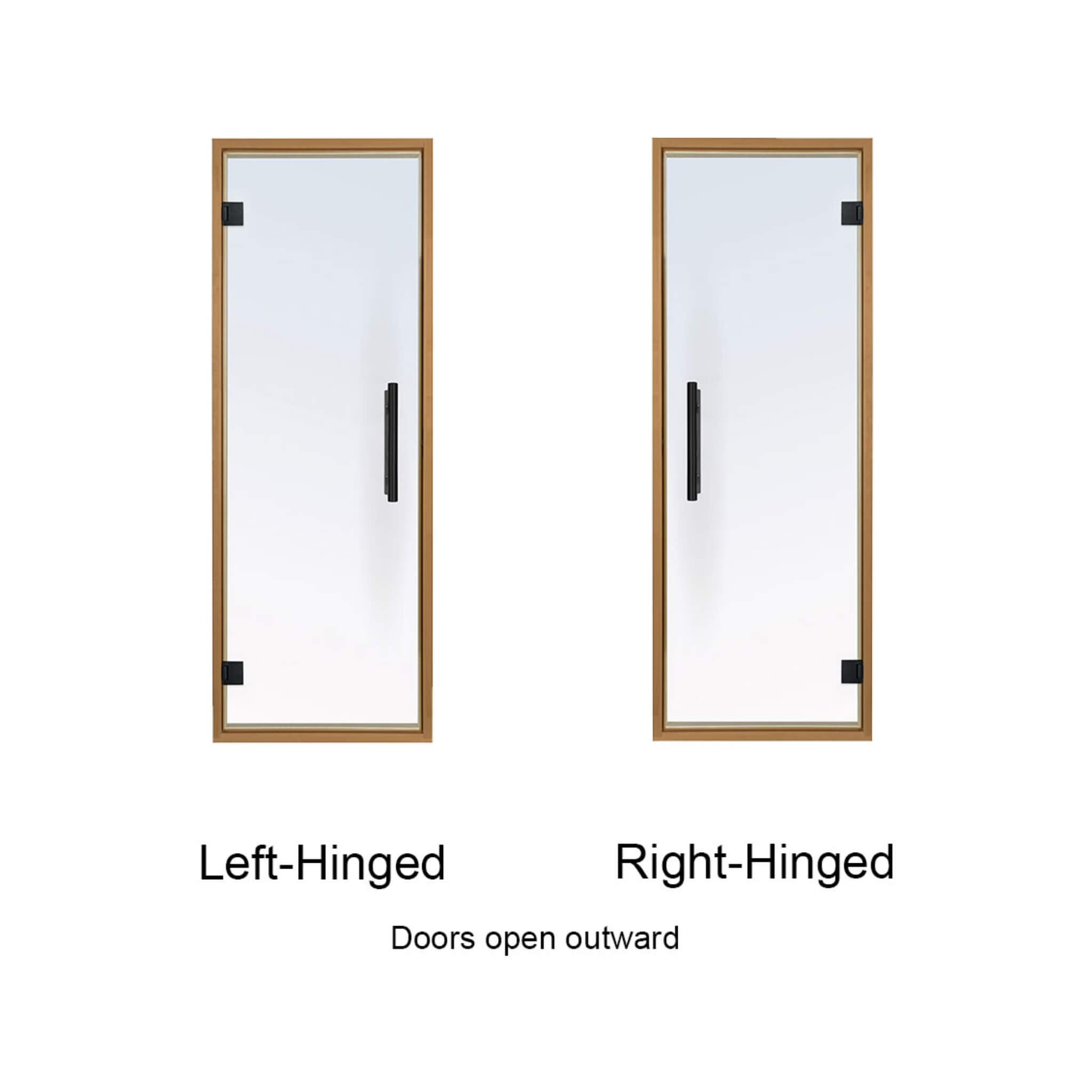Prosaunas 24X73 Aspen Prehung Clear Glass Sauna Door (SAK68524)