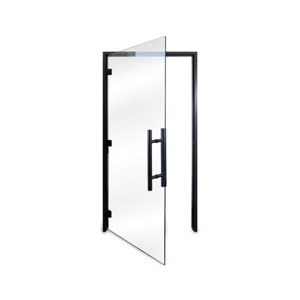 Prosaunas 36X81 Black Alder Clear Prehung ADA Glass Sauna Door (SAK15497)