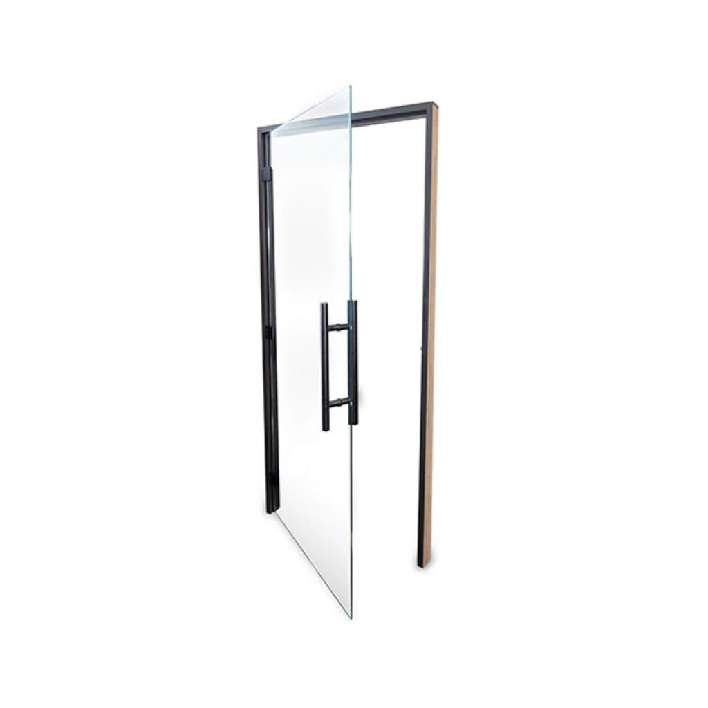 Prosaunas 36X81 Black Alder Clear Prehung ADA Glass Sauna Door (SAK15497)