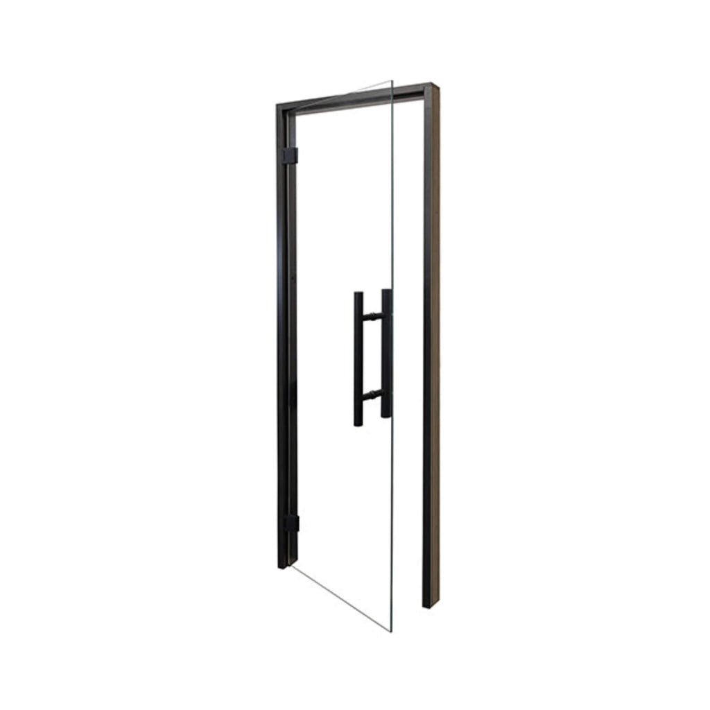 Prosaunas 24X81 Black Alder Clear Glass Sauna Door (SAK38670)
