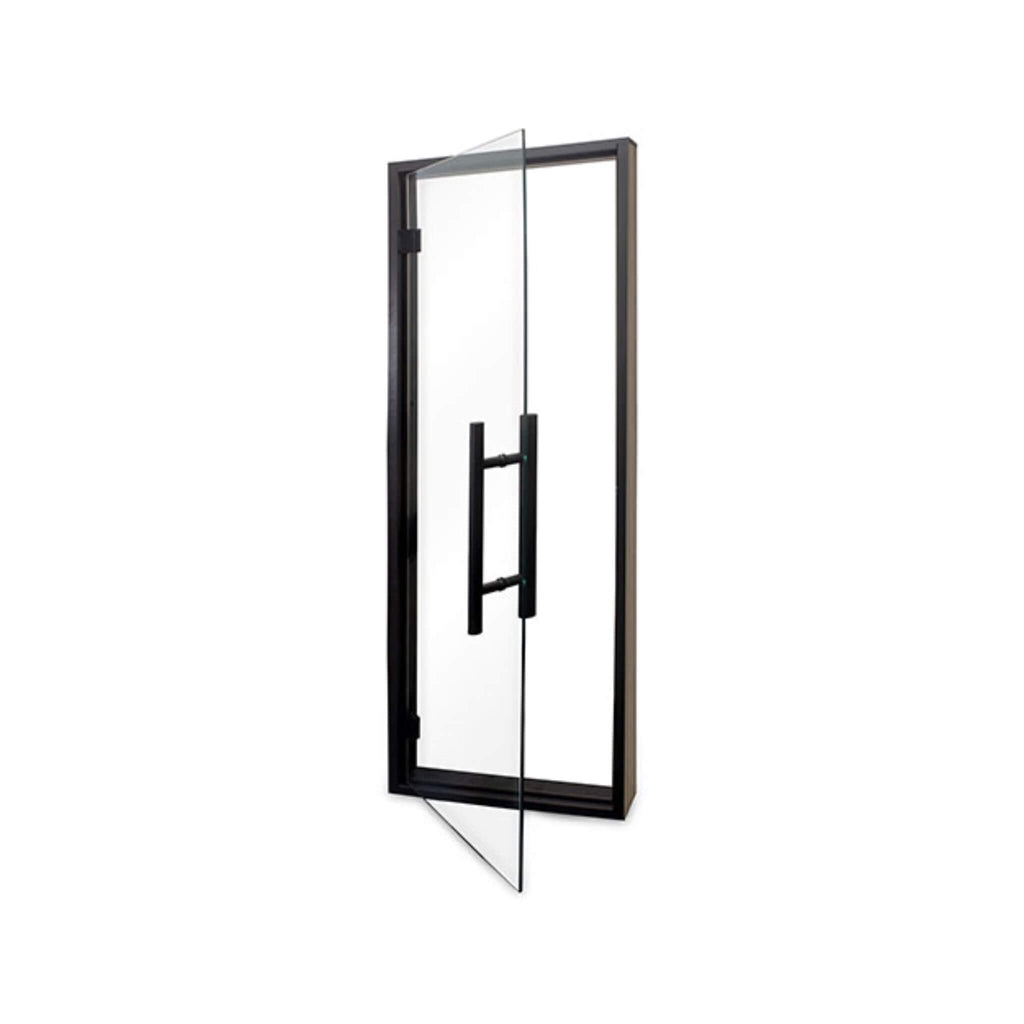 Prosaunas 24X73 Black Alder Prehung Clear Glass Sauna Door (SAK67491)