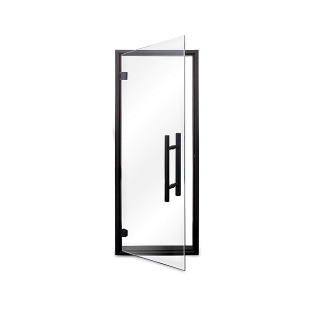 Prosaunas 24X73 Black Alder Prehung Clear Glass Sauna Door (SAK67491)