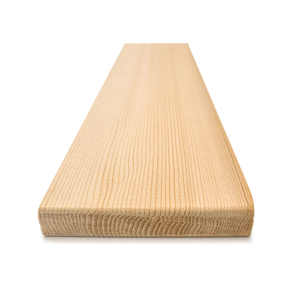 Prosaunas Cedar 1X4 VG S4SEE Vertical Grain Smooth 4-Sides Eased Edges Sauna Bench Wood [WOOD624] (SAK50213)