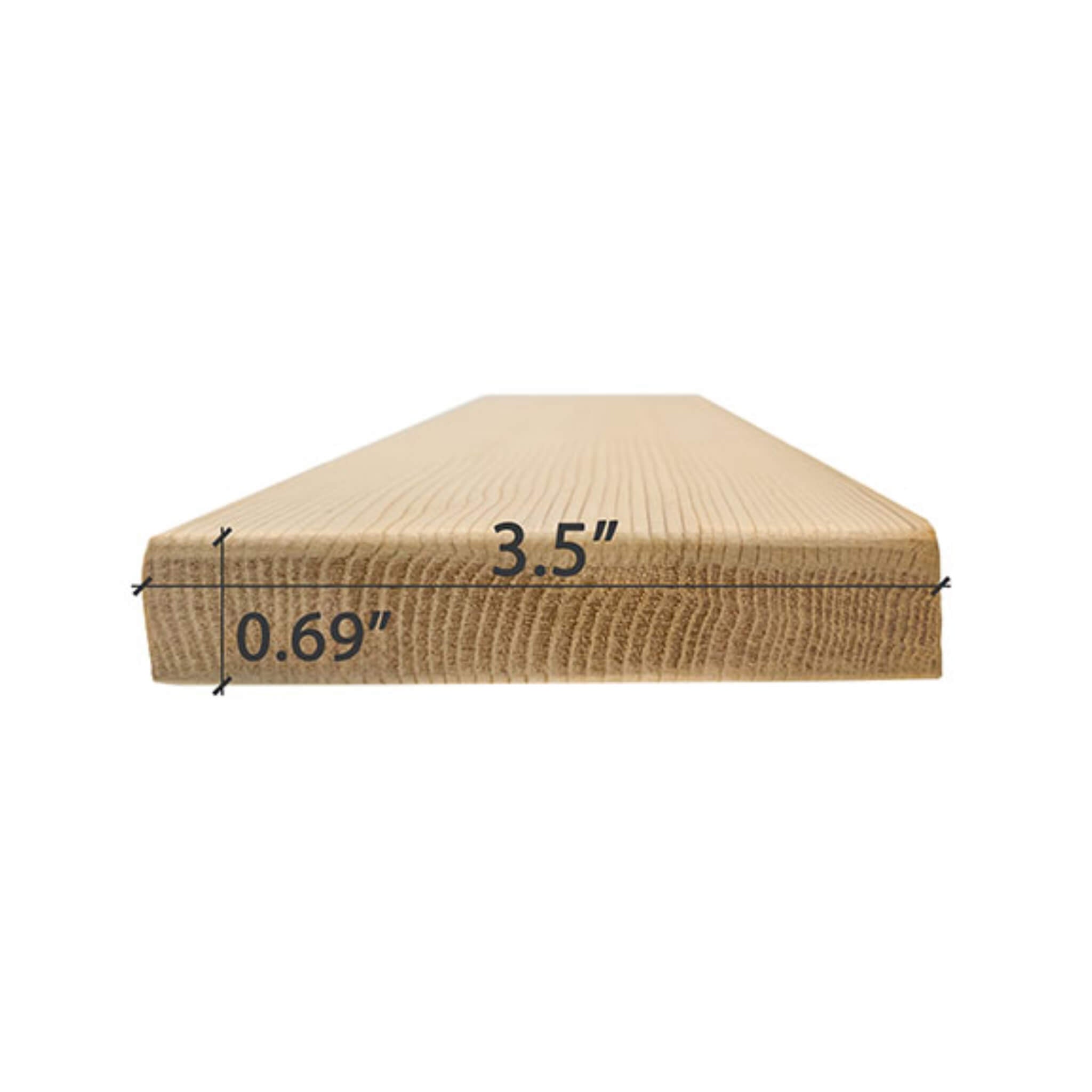 Prosaunas Cedar 1X4 VG S4SEE Vertical Grain Smooth 4-Sides Eased Edges Sauna Bench Wood [WOOD624] (SAK50213)