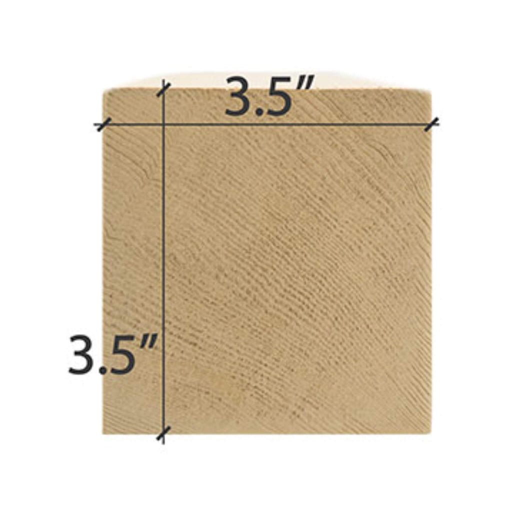 Prosaunas Cedar 4X4 VG S4SEE Smooth 4-Sides Eased Edges Sauna Bench Wood [WOOD613] (SAK45319)
