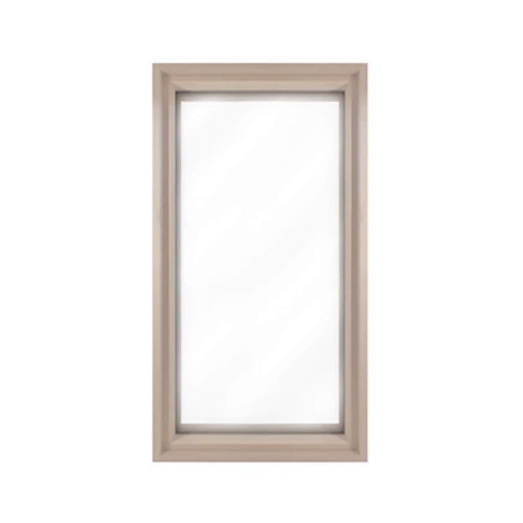 Prosaunas 17-5/8X31 Framed Hemlock Tempered Dual Pane Clear Glass Sauna Window (SAK44067)
