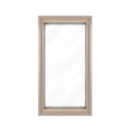 Prosaunas 17-5/8X31 Framed Hemlock Tempered Dual Pane Clear Glass Sauna Window (SAK44067)