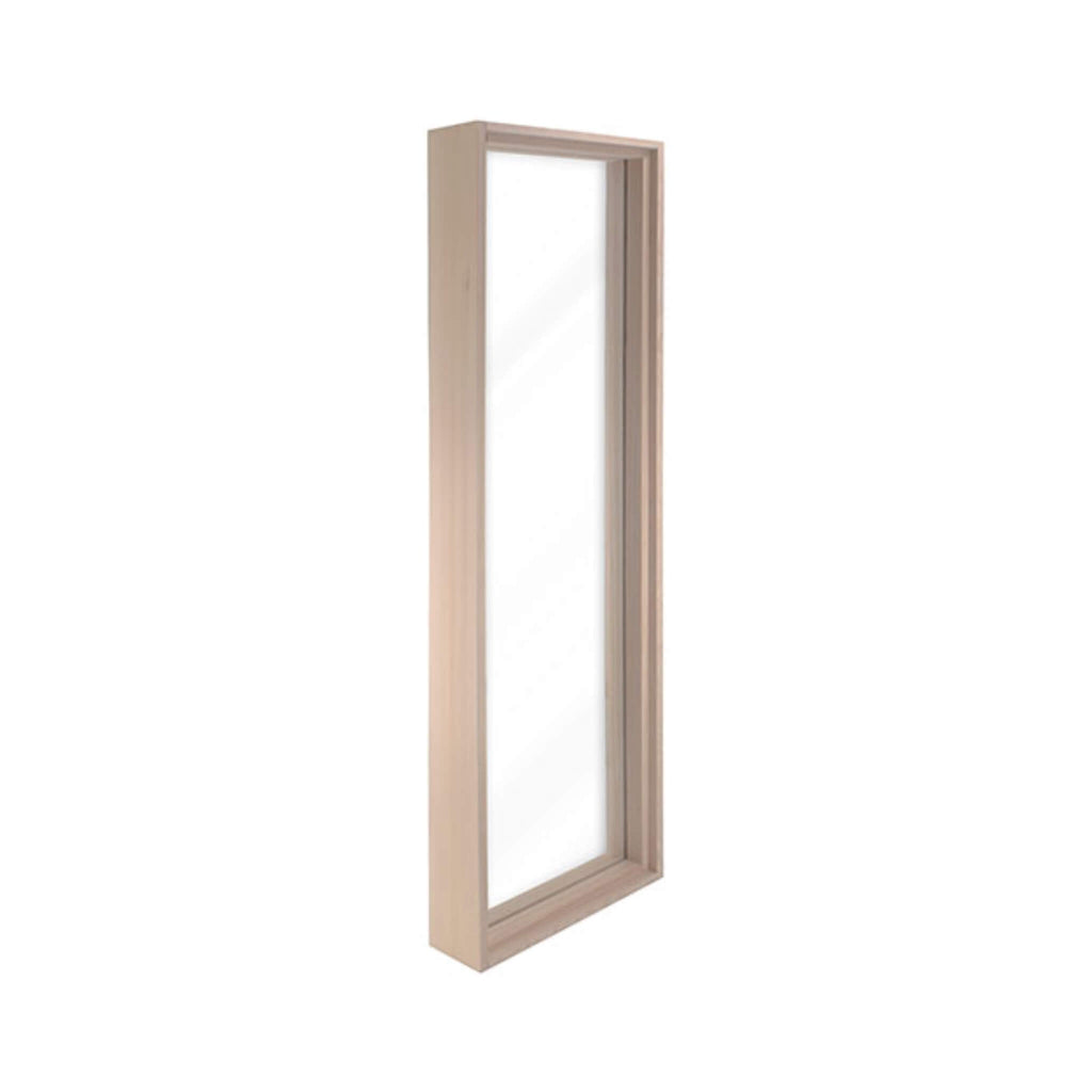 Prosaunas 17-5/8X61-5/8 Framed Hemlock Extra-Large Framed Dual Pane Clear Glass Sauna Window (SAK46398)