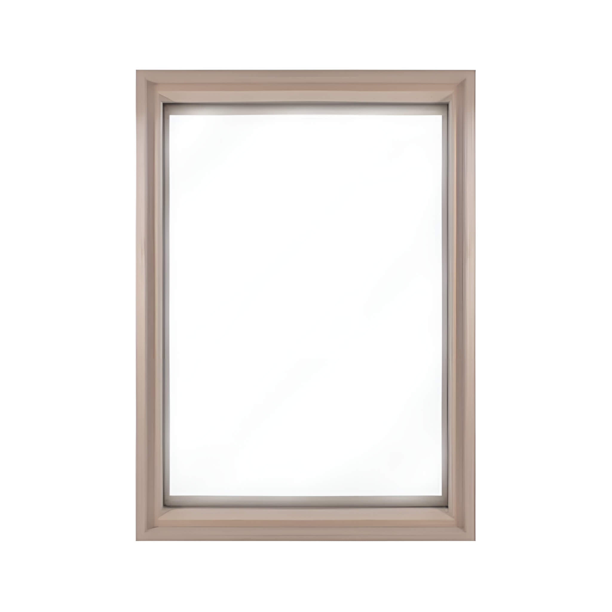 Prosaunas 25-5/8X37-5/8 Large Framed Dual Pane Clear Glass Sauna Window With Hemlock (SAK66329)