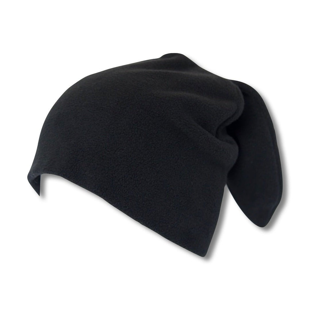 Black Fleece Bunny Beanie – Kawaii Winter Hat with Bunny Ears for Alt Fashion, Streetwear & Cozy Style