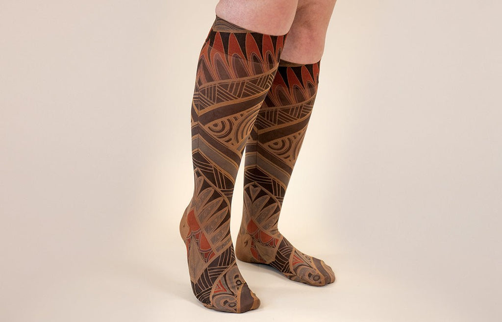 Rhythm Mocha Gradient Compression Socks