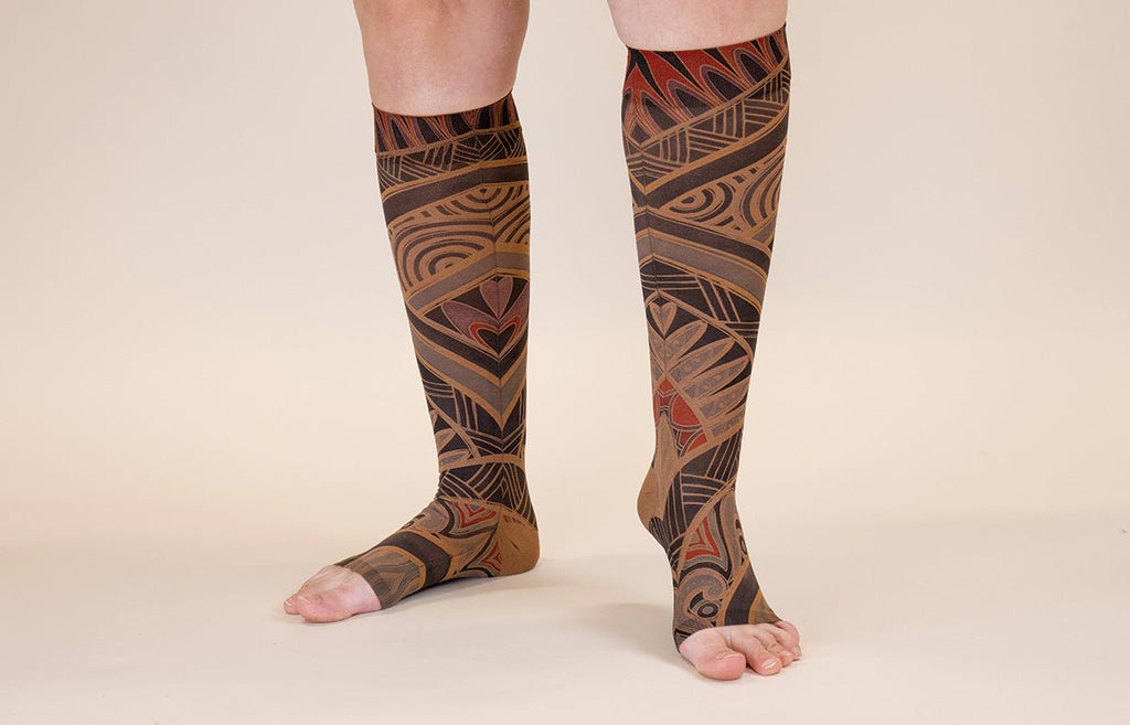 Rhythm Mocha Gradient Compression Socks