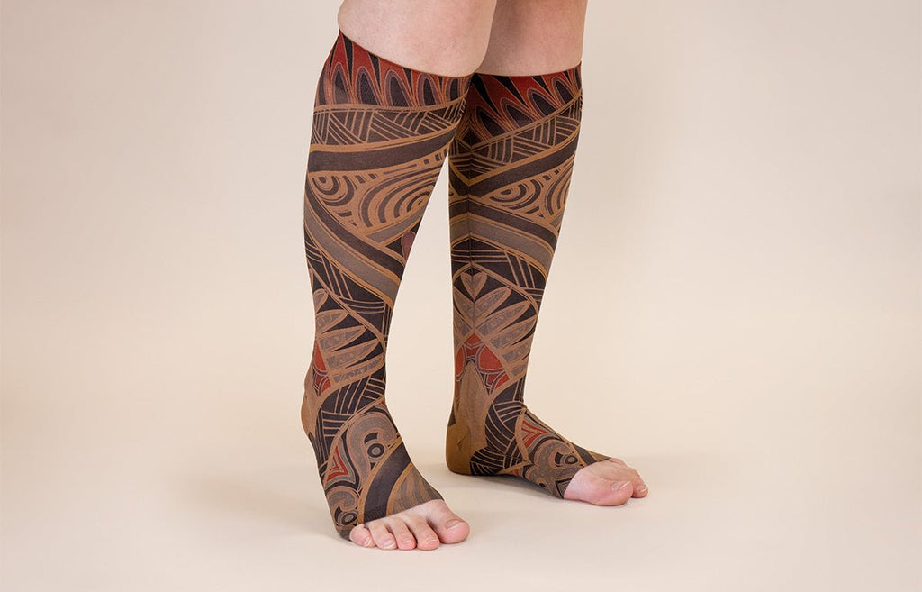 Rhythm Mocha Gradient Compression Socks