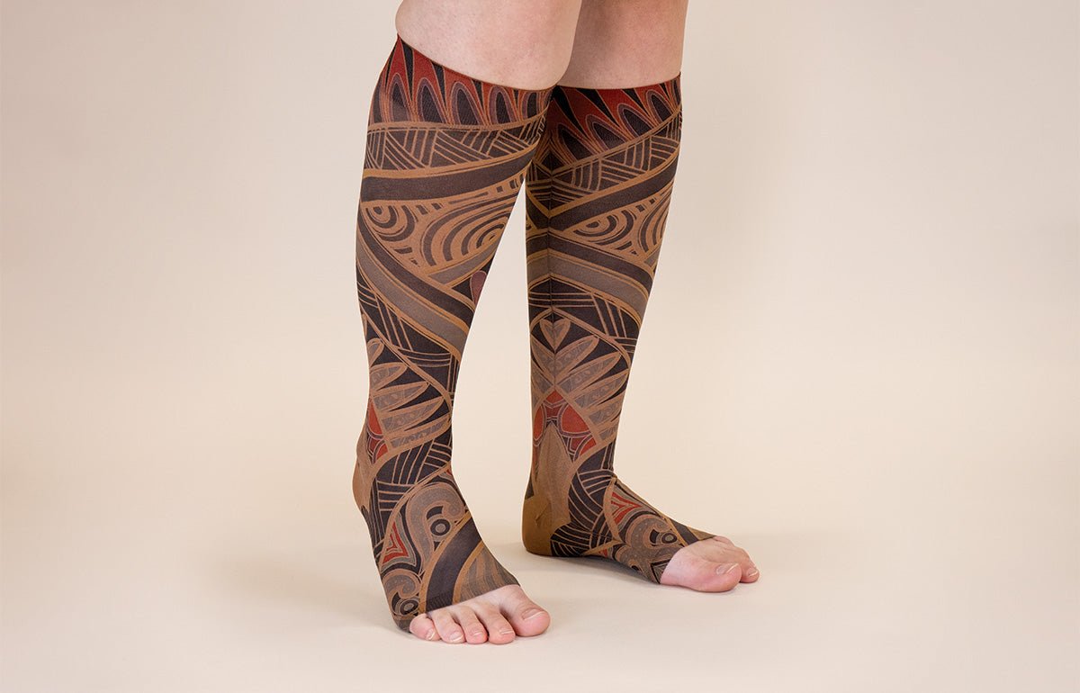 Rhythm Mocha Gradient Compression Socks