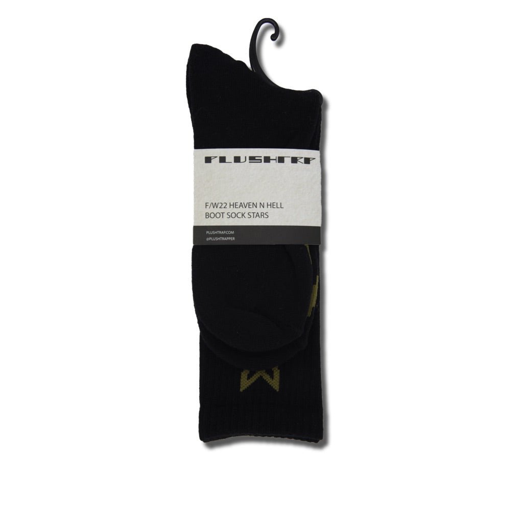 Rick Boot Sock Stars – 100% Terry Cotton Crew & Thigh High Socks for High-Tops & Boots