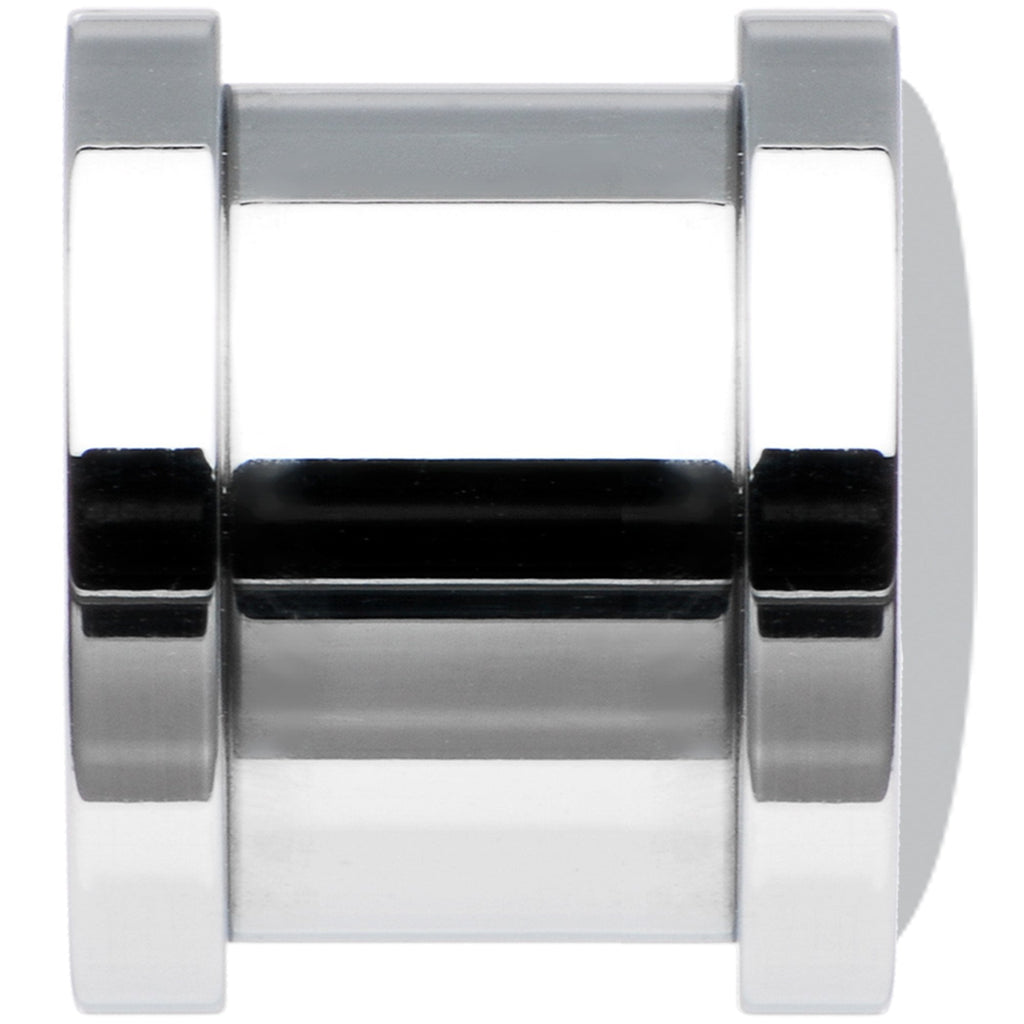 Black White Tiger Eyes Steel Screw Fit Plug Set 0G
