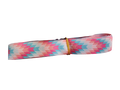 Pink Blue Chevron Nylon Dog Collar