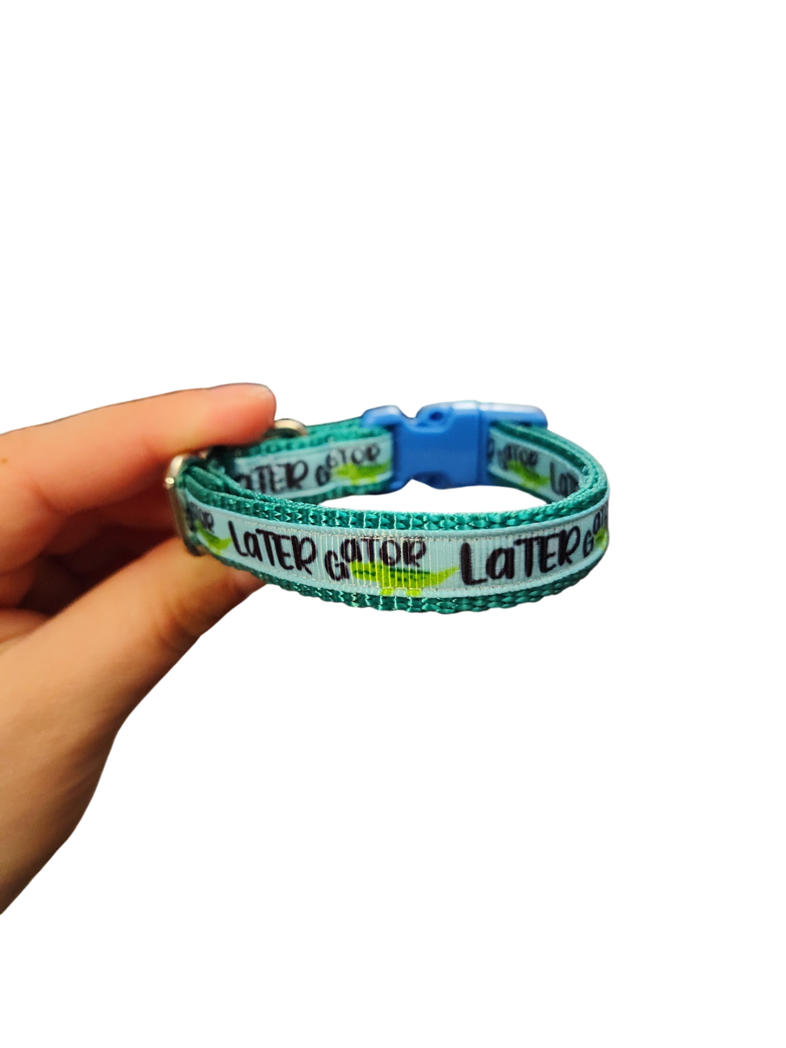 1/2" Later Gator Nylon Dog / Cat Collar