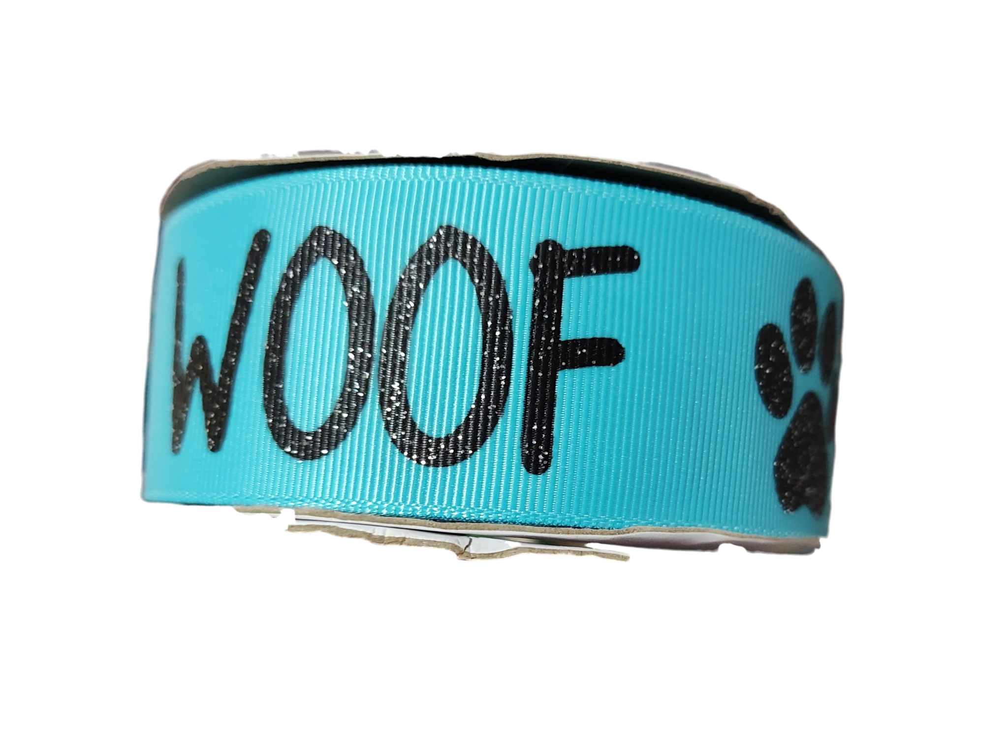 1.5" Wide Woof Nylon Dog Collar